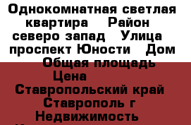 Однокомнатная светлая квартира  › Район ­ северо запад › Улица ­ проспект Юности › Дом ­ 12 › Общая площадь ­ 24 › Цена ­ 950 000 - Ставропольский край, Ставрополь г. Недвижимость » Квартиры продажа   . Ставропольский край,Ставрополь г.